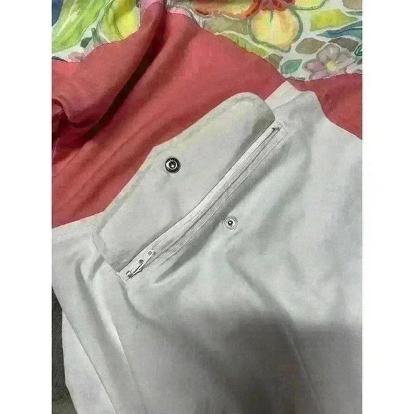 VTG Ellesse Women’s Windbreaker Jacket Pink Floral Size 1 - Picture 4 of 15